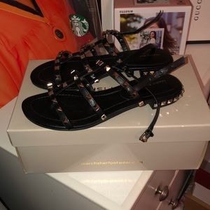 Marc Fisher studded sandals